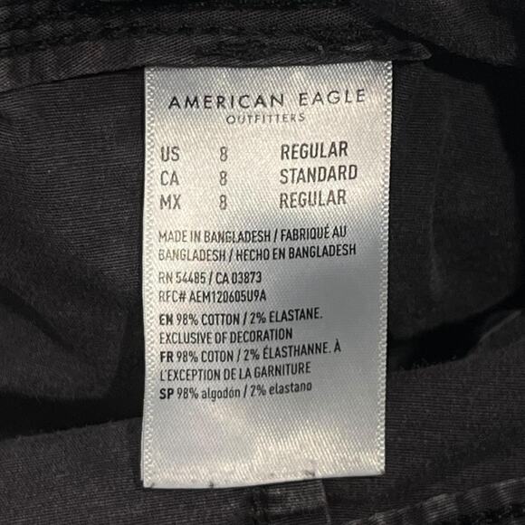 ★ American Eagle 2000’s Grey Women’s Cargo Pants w/ Multiple Pockets ★ - Picture 6 of 7